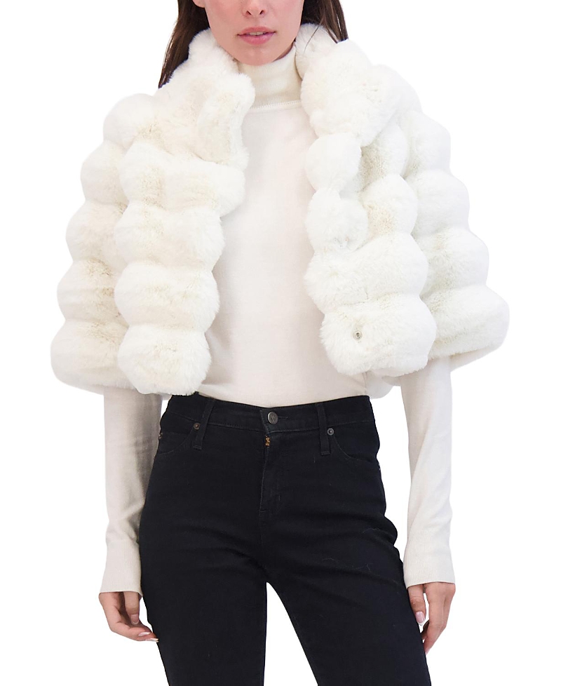 Lyla Grant Faux Fur Chinchilla Bolero