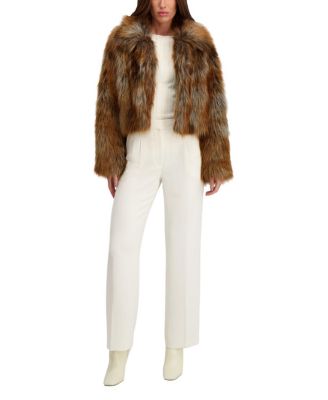 Faux Fur Red Fox Jacket