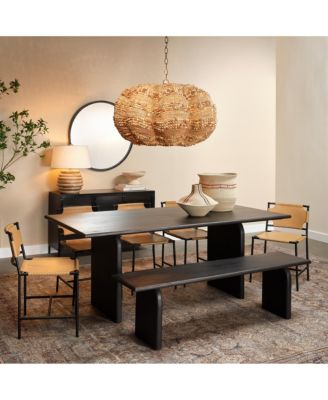 Arc Mango Wood Bench