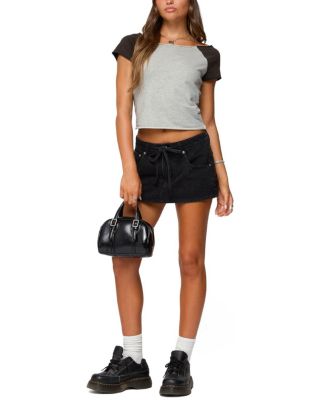  Liva Contrast Raglan T Shirt