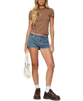  Keinan Low Rise Denim Shorts