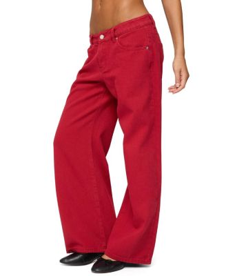  Petite Roman Low Rise Slouchy Colored Wash Jeans