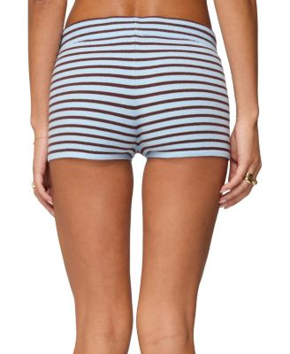  Lillian Striped Knit Shorts