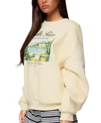  French Riviera Oversized Sweatshirt
