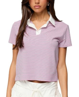  Lennie Striped Polo Top