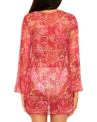Bali Tie Front Swim Cover-Up Tunic