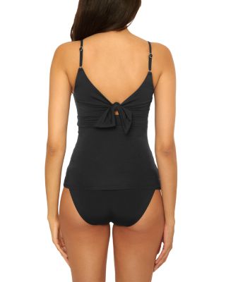 Color Code Tatum Shirred Tankini Top & Color Code American Fit Bikini Bottom