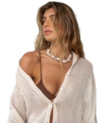 Malla Ikara Button-Down Balloon Sleeves Shirt