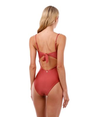 Wavelet Gold Shell Hardware One Piece