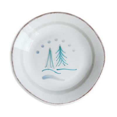 Cortina Salad/Dessert Plate, Winter Trees