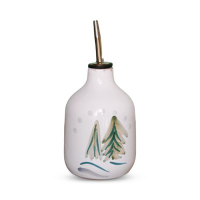 Cortina Oil Jar, Winter Trees