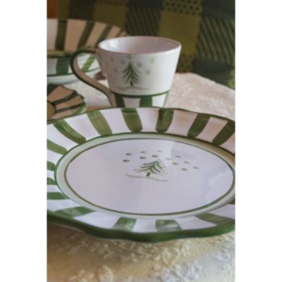 Allegro Dinner Plate, Green Tree