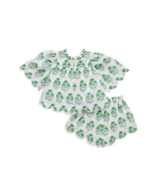 Girls' Misha Scalloped Top & Shorts Set - Little Kid