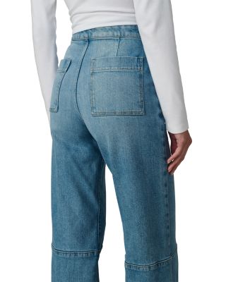 The Seamed Mia High Rise Wide Leg Jeans in Miraculous