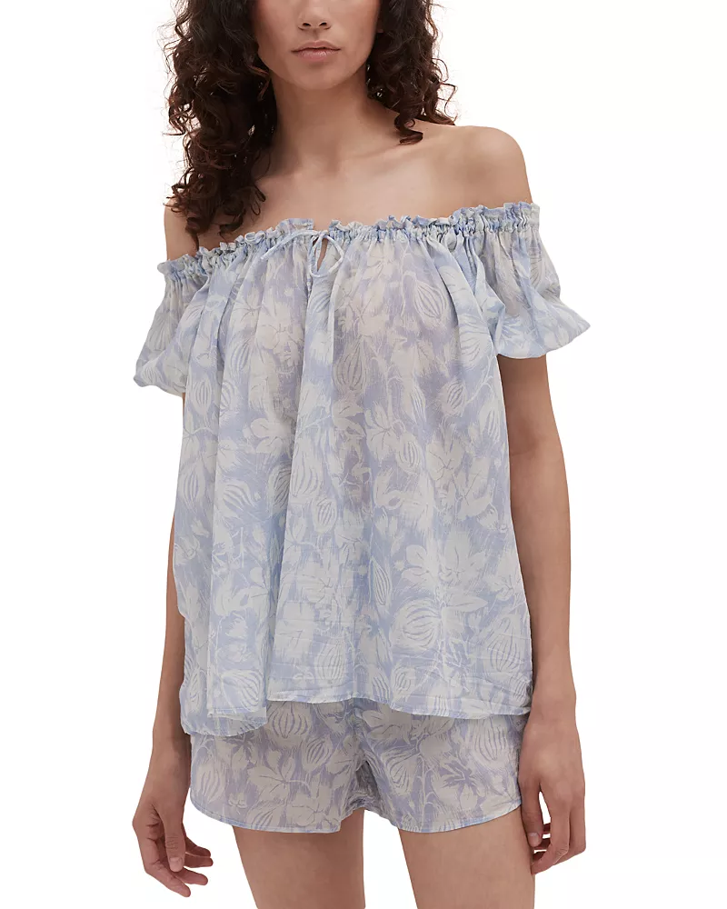 Desmond & Dempsey Idyllic Shorts Pajama Set