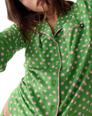 Printed Long Pajama Set