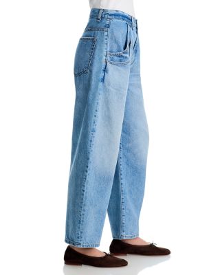 Lenox High Rise Barrel Jeans in Blondie