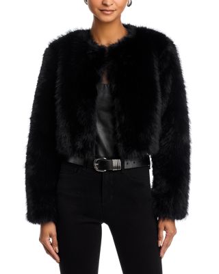 Faux Fur Bolero Jacket - Exclusive
