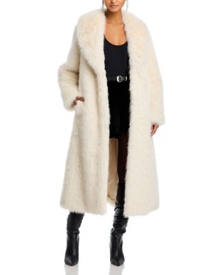 Long Faux Fur Coat - Exclusive