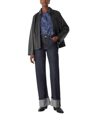 Abstract Marks Collared Shirt