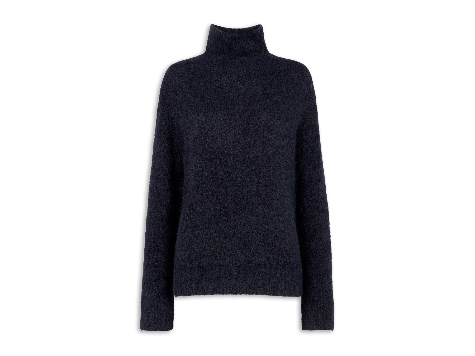 Alpaca Blend Funnel Knit Sweater — Image 5