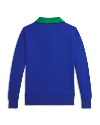 Boys' Double Knit Collared Sweatshirt - Big Kid