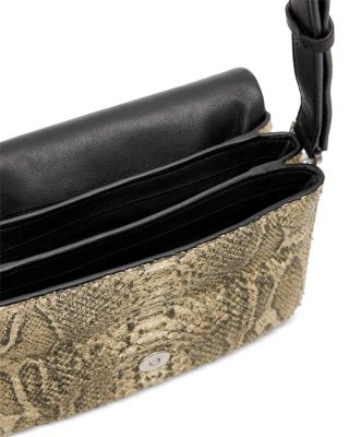 Jupiter Snake Embossed Leather Crossbody