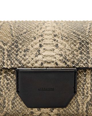 Jupiter Snake Embossed Leather Crossbody