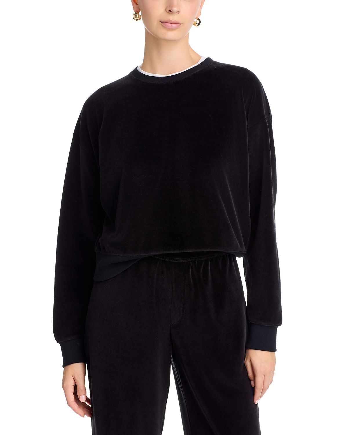 Atm Velour Crewneck Sweatshirt
