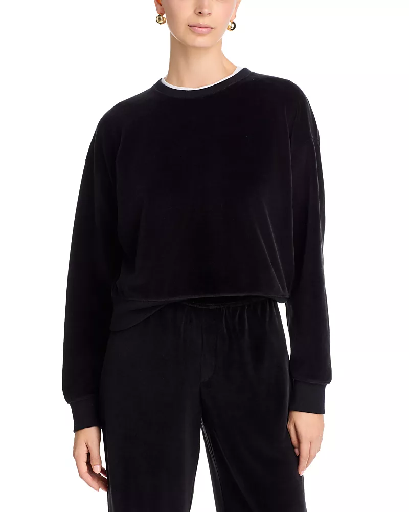 Atm Velour Crewneck Sweatshirt