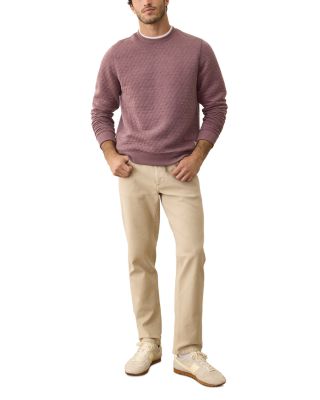 Corbet Quilted Crewneck Sweater
