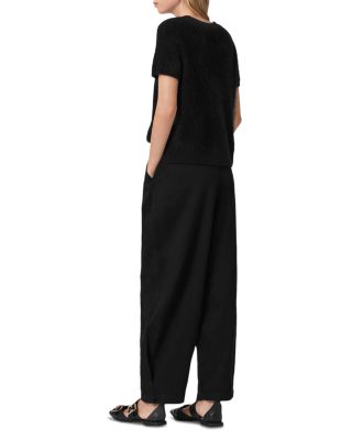 Becca High Rise Denim Trousers in Black