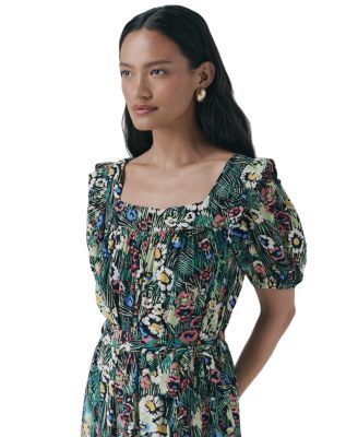 Georgia Tiered Floral Midi Dress