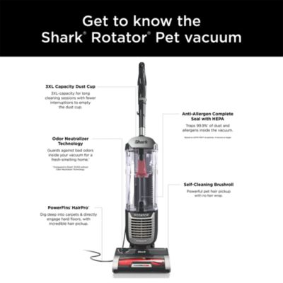 The Shark Rotator Pet Upright Vacuum