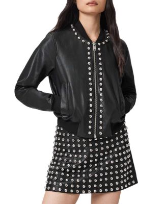 Orten Wilder Leather Bomber Jacket