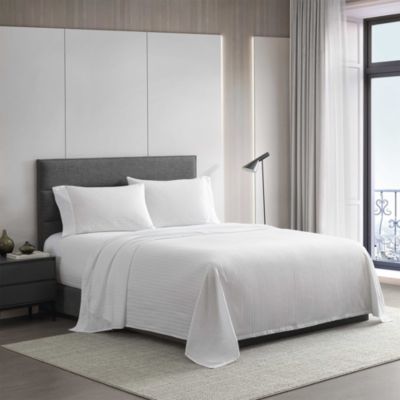 Dobby Stripe 4 Piece Sheet Set, Queen