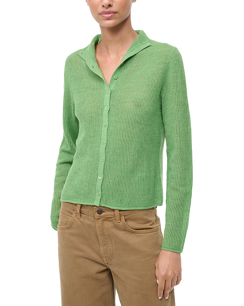 Staud Marianne Sweater In Green