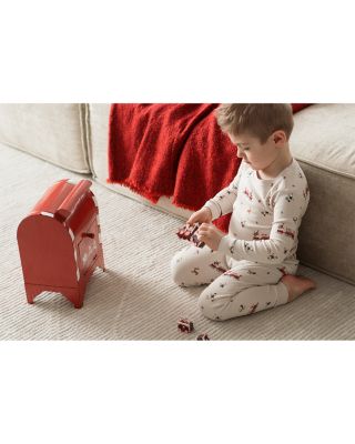 Boys' Santa's Workshop Print Pajama Set - Little Kid