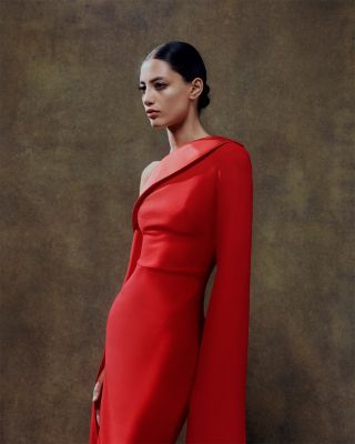 Rinoa Cape Sleeve Gown