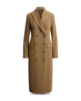 Double-Breasted Wool Coat