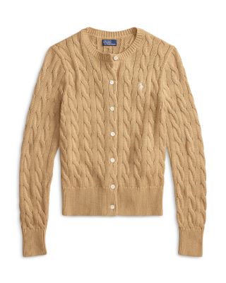 Cotton Cable Knit Cardigan