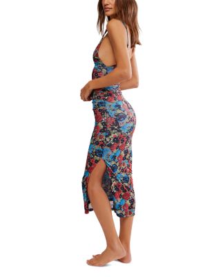 Long Live Printed Mesh Dress