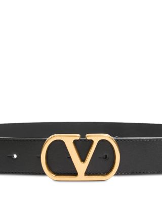 Leather Monogram Belt