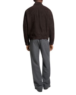 Aviator Relaxed Fit Suede Jacket