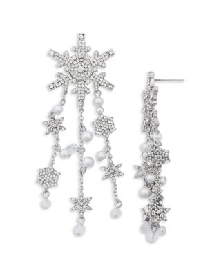 Sparkling Snowflake Earrings