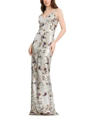 Cammie Floral Sequin Maxi Dress