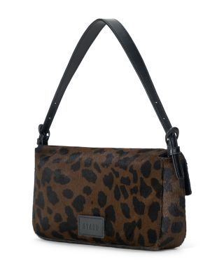 Harlow Leopard Print Calf Hair Shoulder Bag