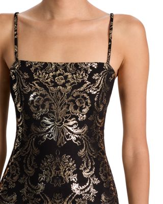 Fifi Metallic Brocade Mini Dress