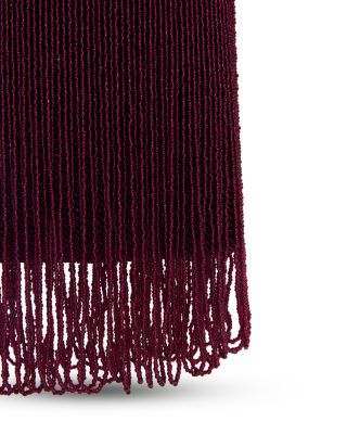 Valentina Mini Beaded Satin Shoulder Bag