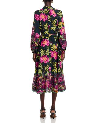 Lana Eyelet Trim Dress